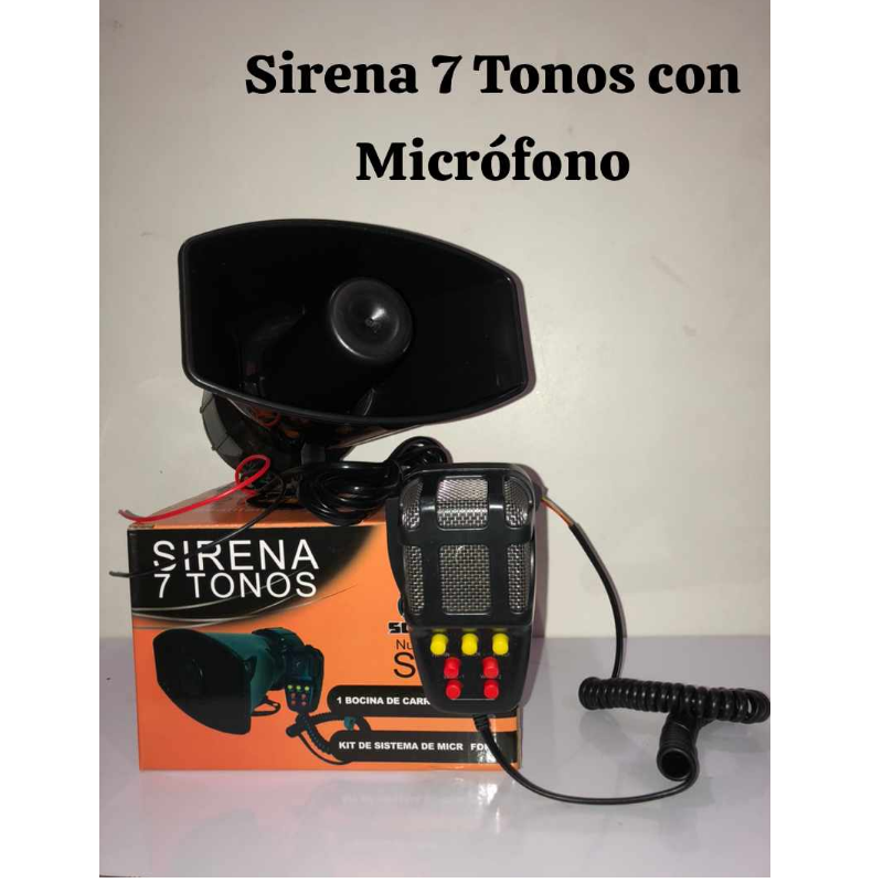 Sirena 7 tonos con Microfono (Scorpion) Main Image